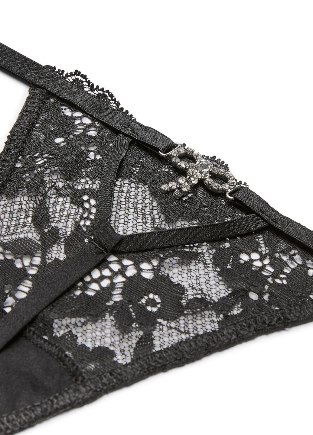 Чорний демісезонний комплект (бюстгальтер, трусики) Victoria's Secret