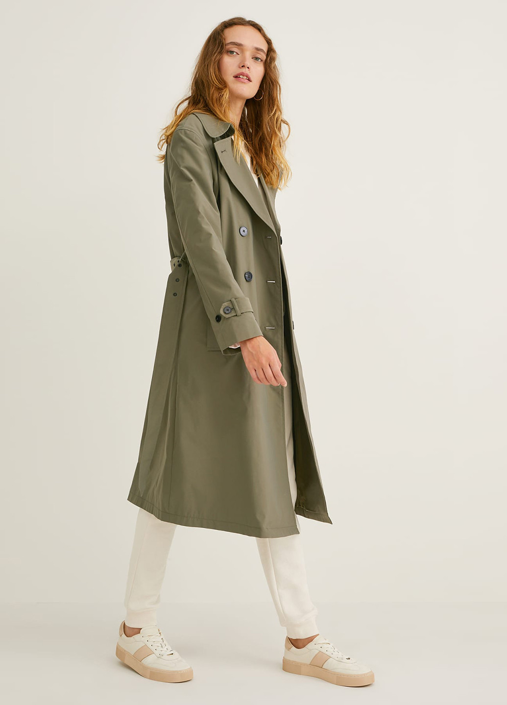 Плащ C&A тренчкот на гудзиках демісезон (296723428)