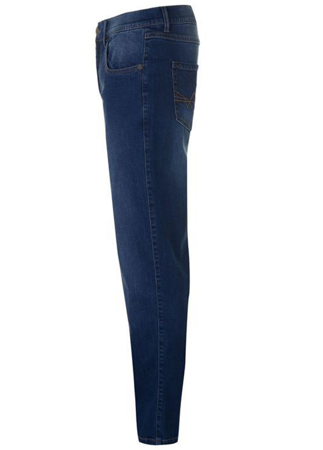 Темно-синие демисезонные прямые джинсы Pierre Cardin