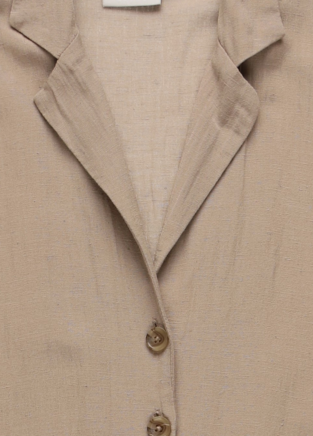 Комбінезон Kaffe комбінезон-шорти однотонний темно-бежевий кежуал бавовна