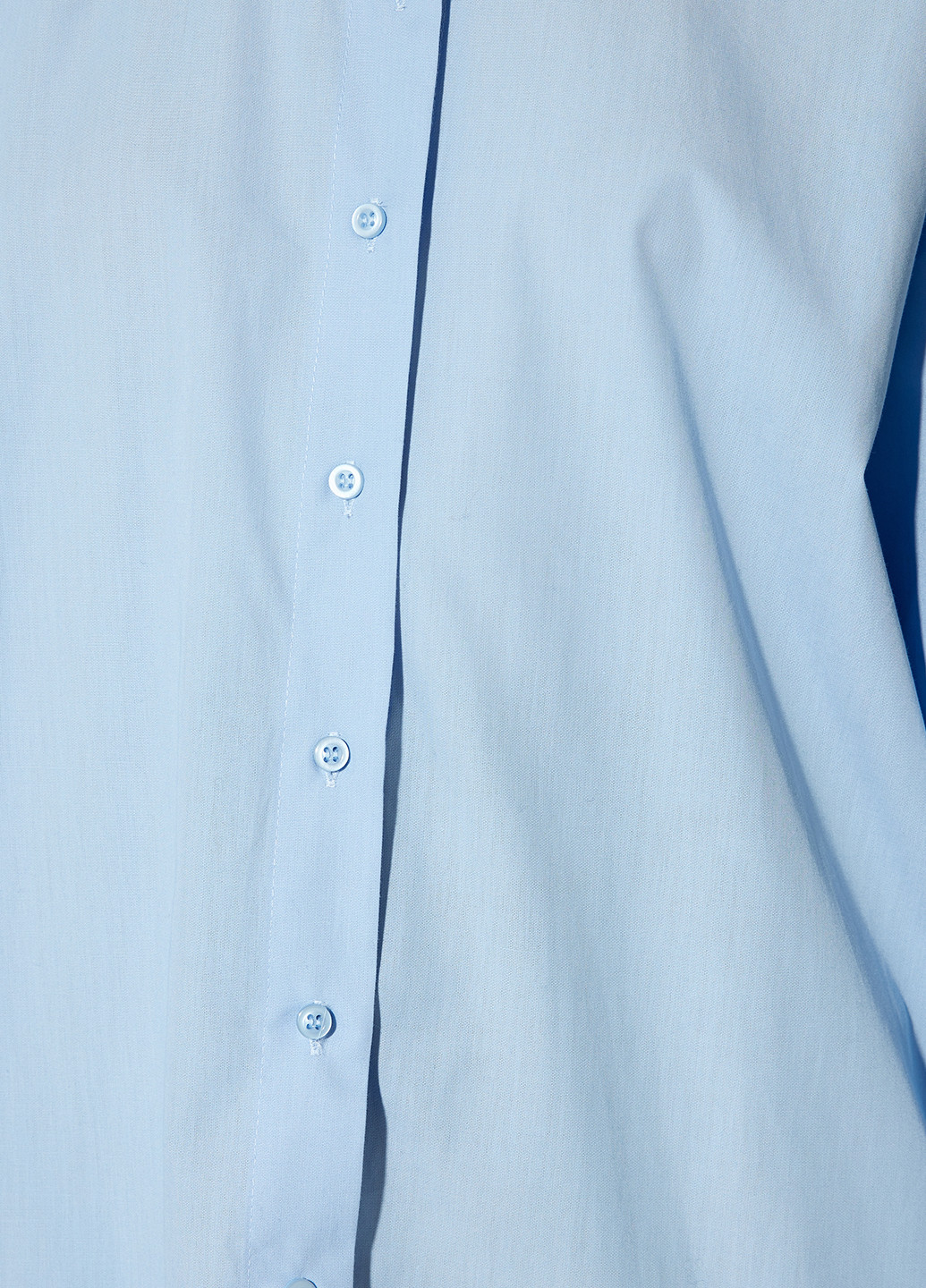 Голубой кэжуал рубашка однотонная KOTON