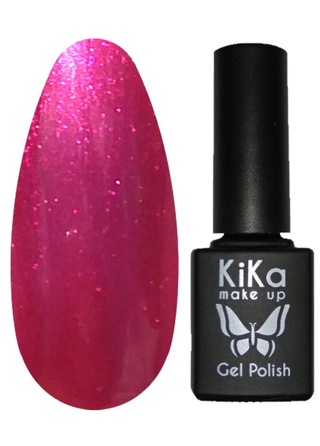 Гель-лак № 195 с блестками 8,5 мл Kika (225253381)