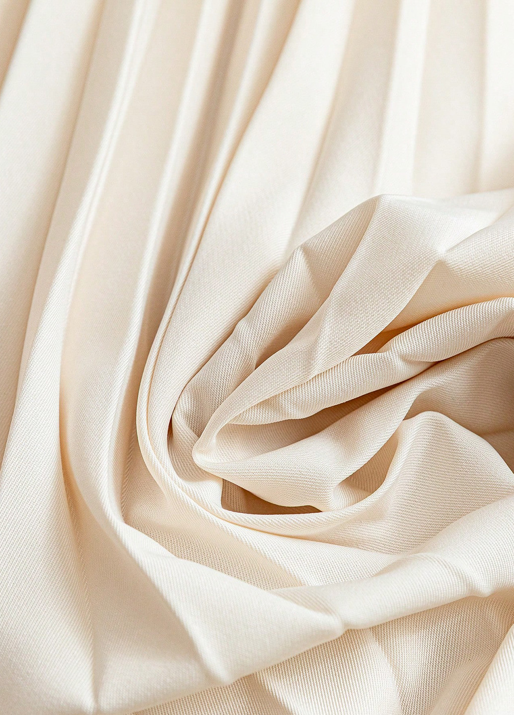 Кремова святковий, ділова, кежуал сукня кльош, плісована SHEIN однотонна