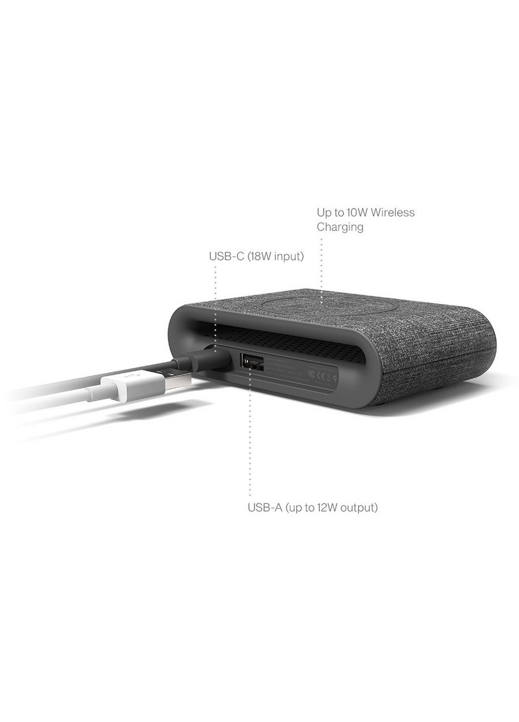 iON Wireless Plus Fast Charging Pad (Grey) iOttie (196338118)