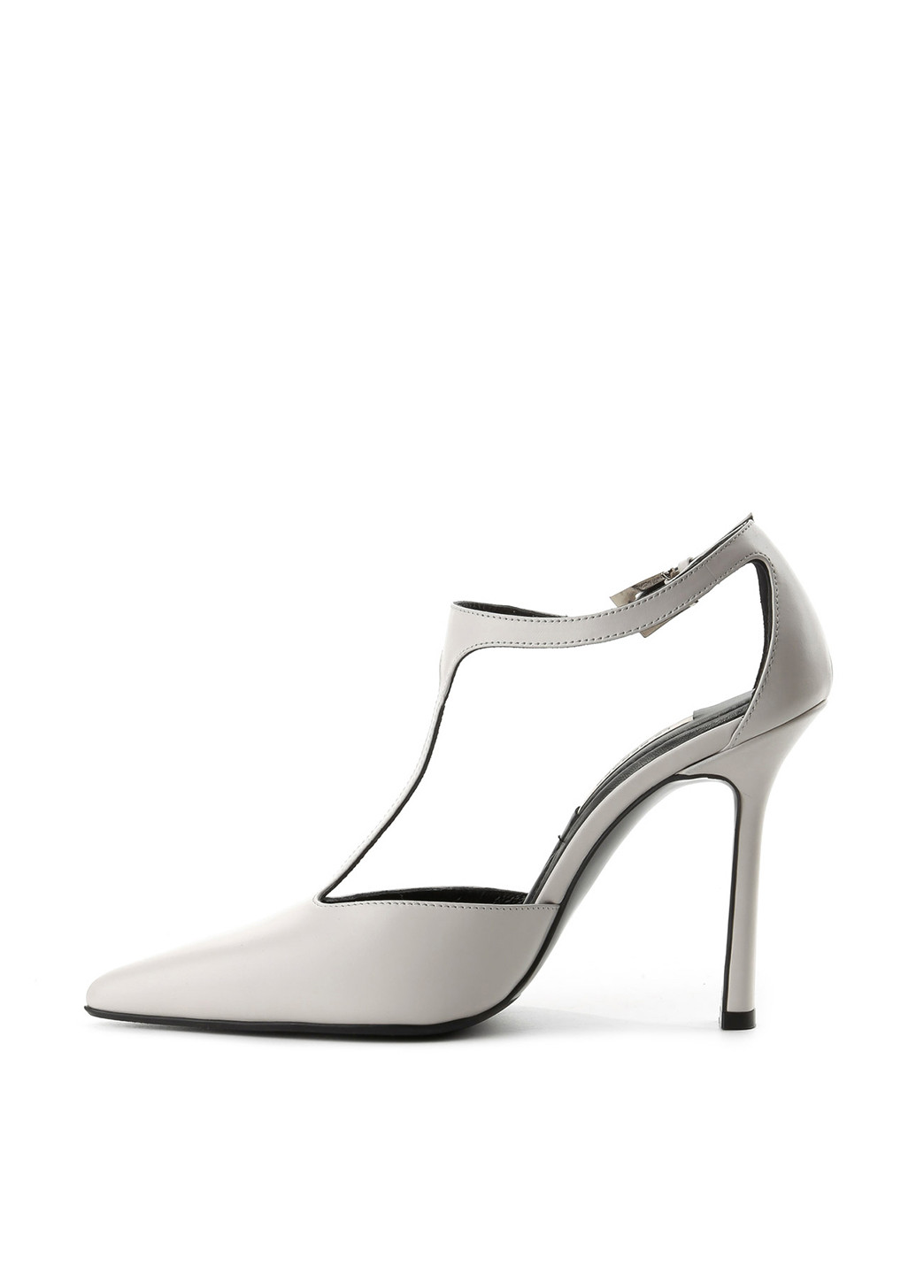 Le'BERDES Туфли т-страп светло-серый з натуральная кожа, украина — лето (360795571)