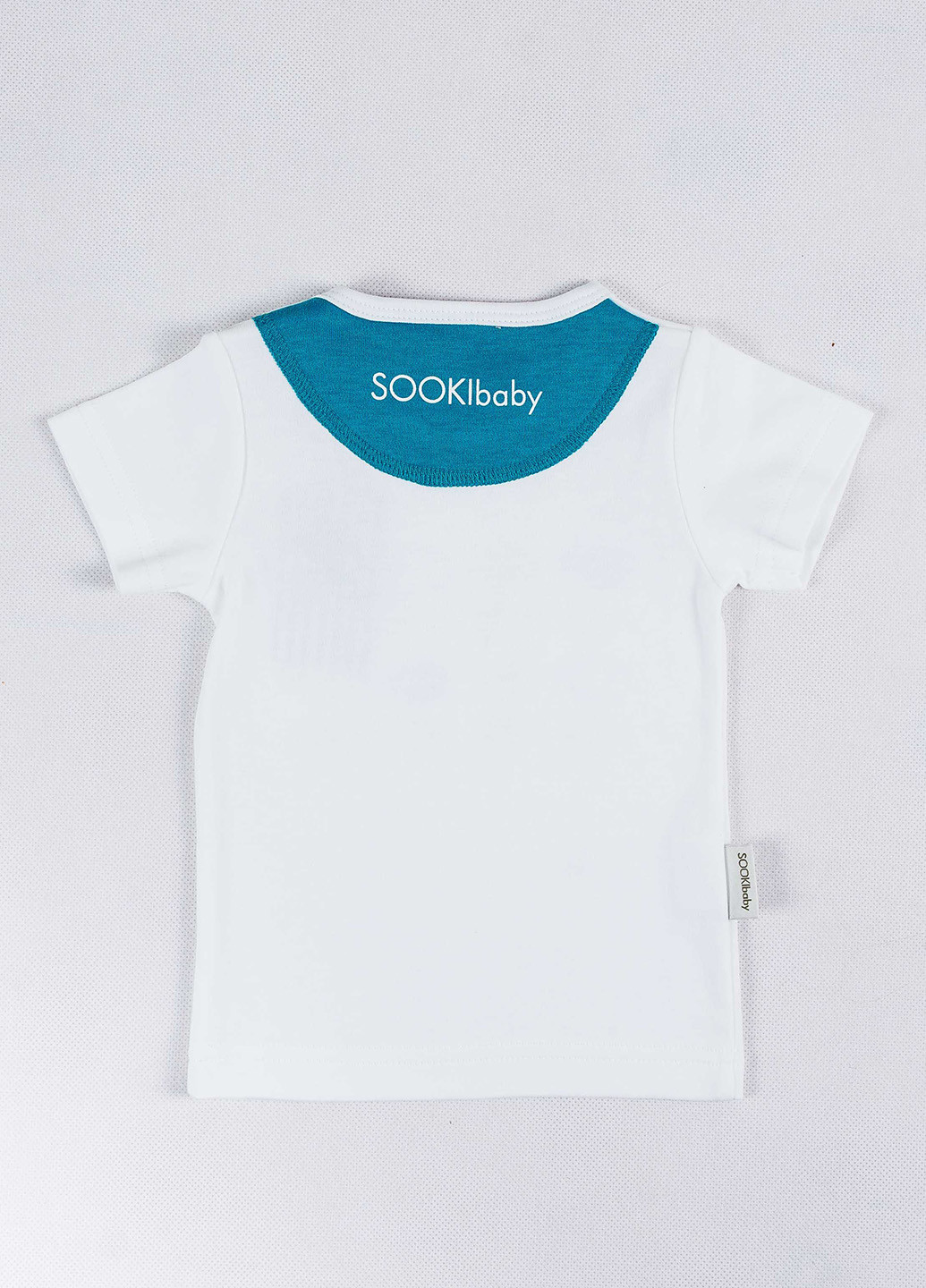 Белая летняя футболка SOOKIbaby