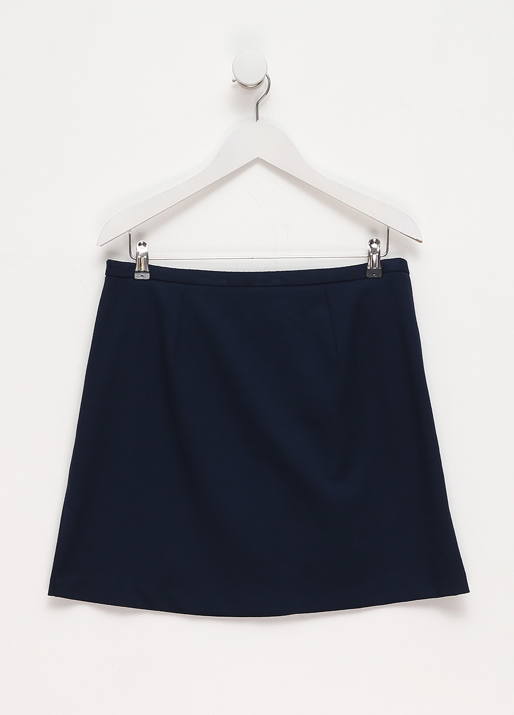 Темно-синяя кэжуал однотонная юбка Promod