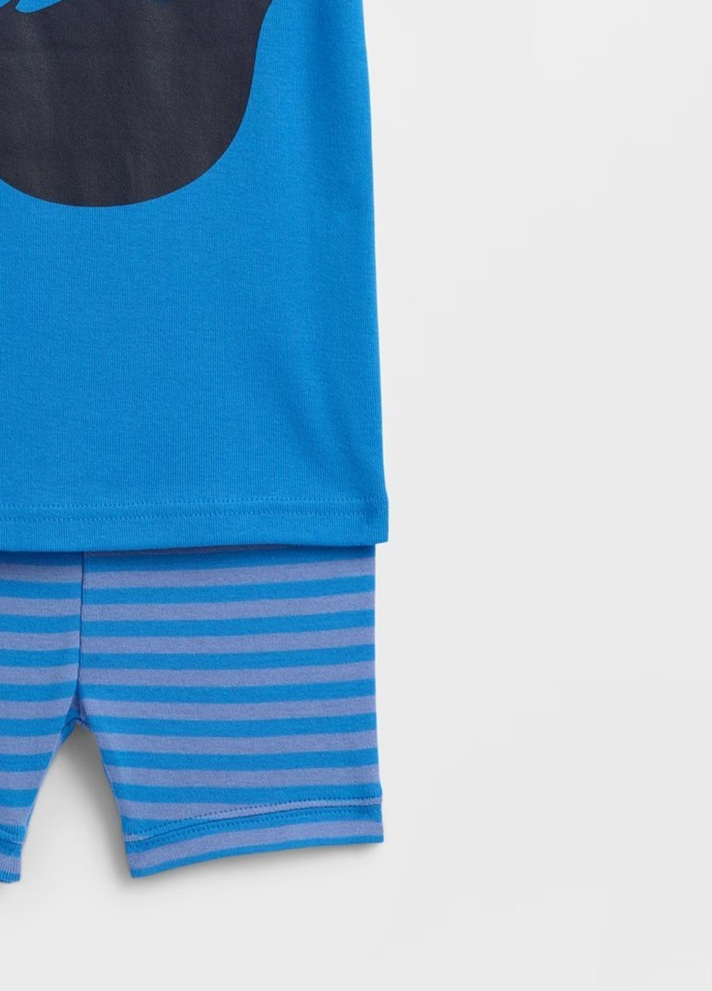 Синяя всесезон пижама (футболка, шорты) футболка + шорты Gap