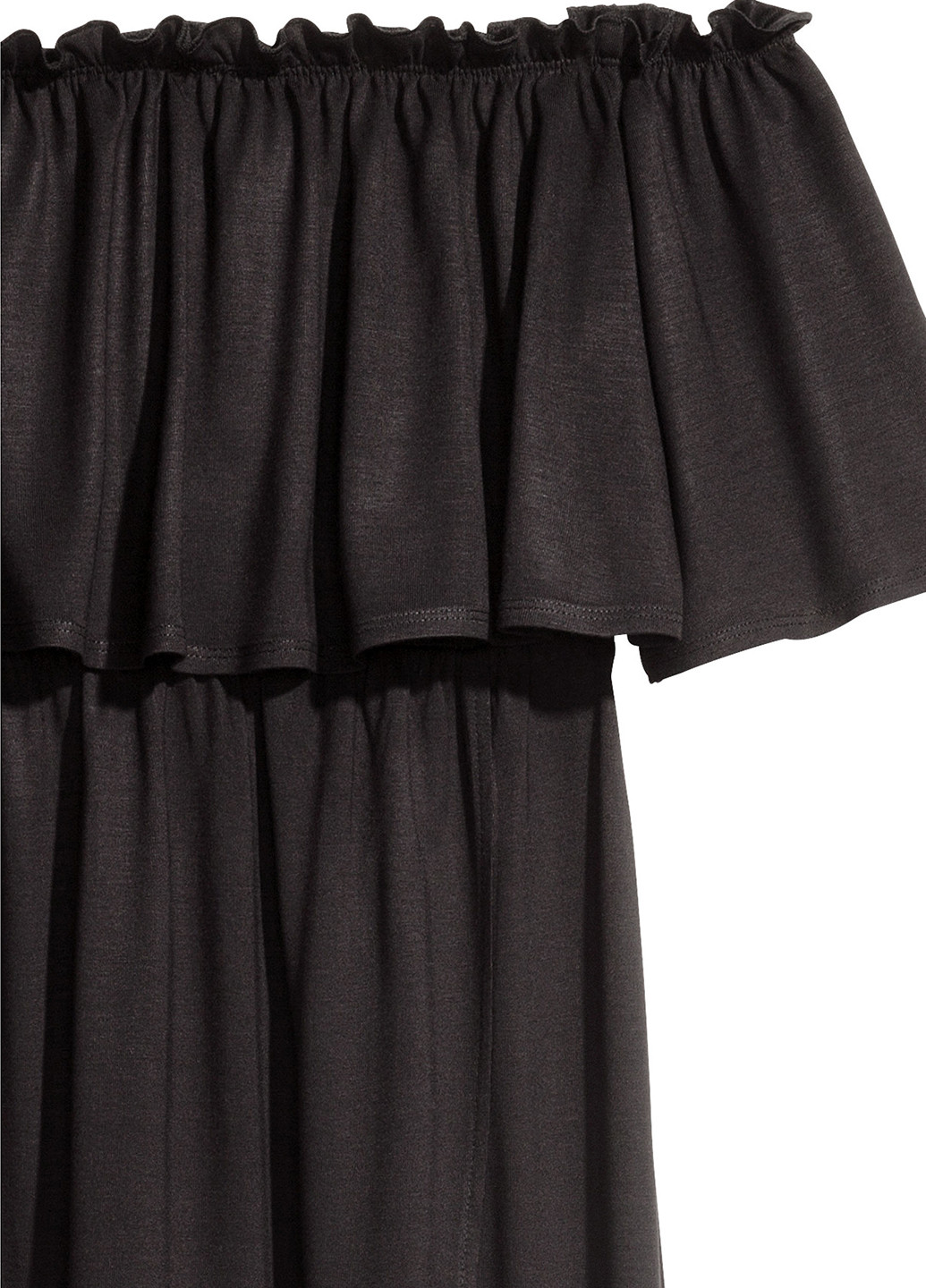 Чорна кежуал сукня в грецькому стилі H&M