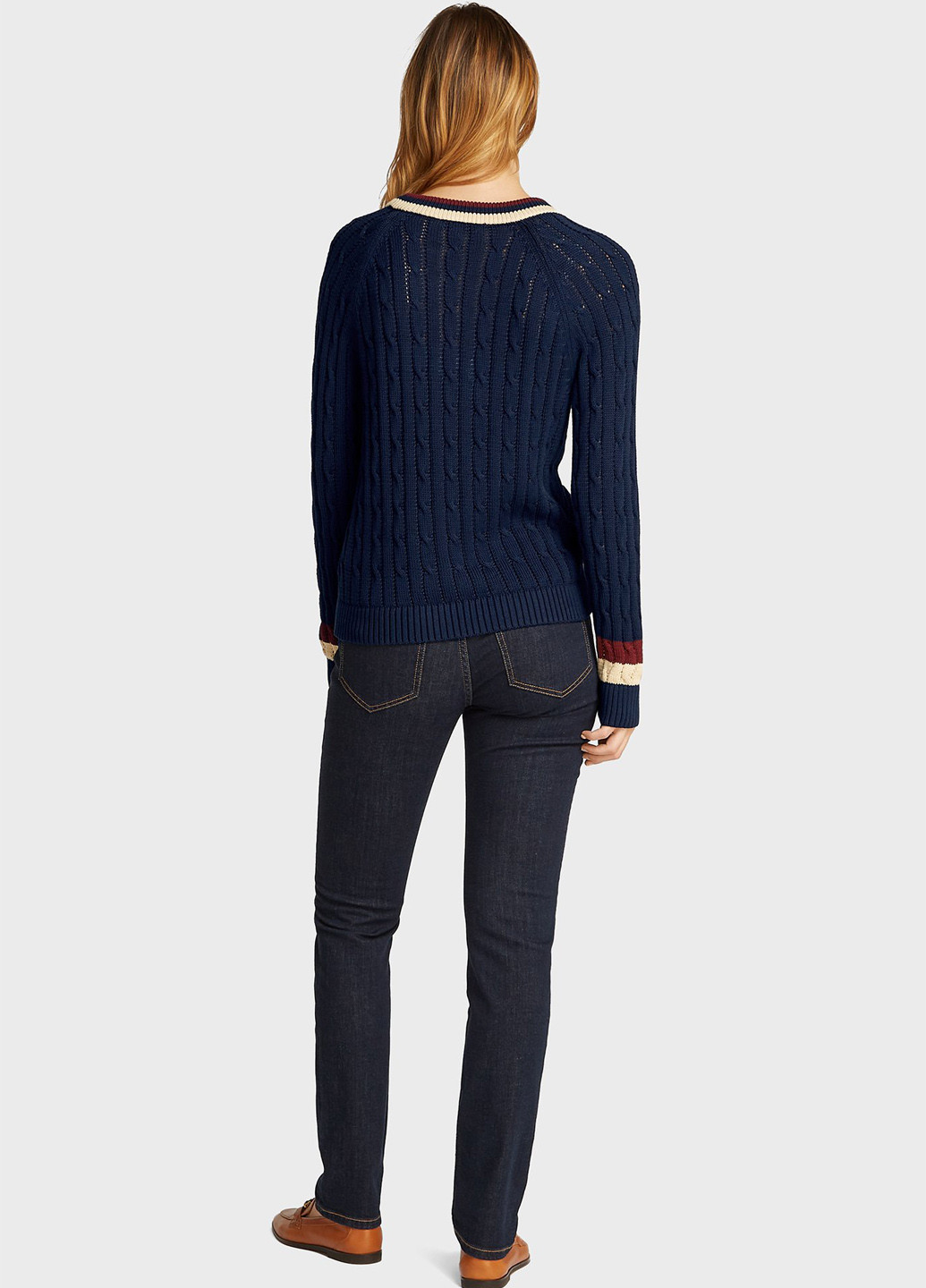 Синий демисезонный пуловер пуловер Tommy Hilfiger