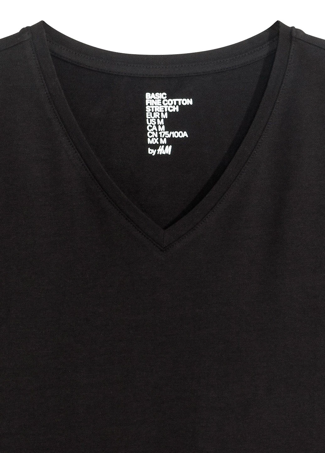 Черная футболка H&M