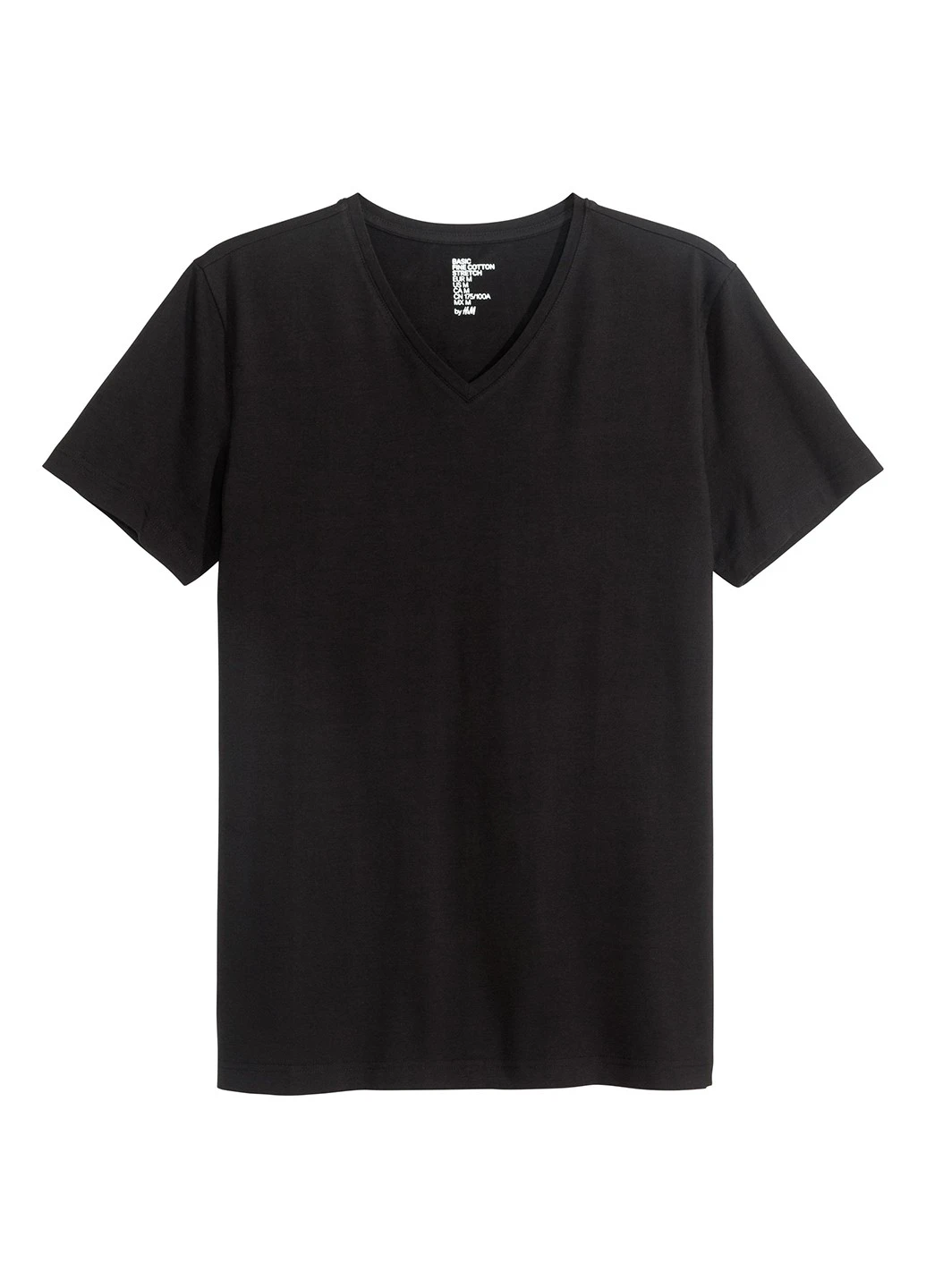 Черная футболка H&M