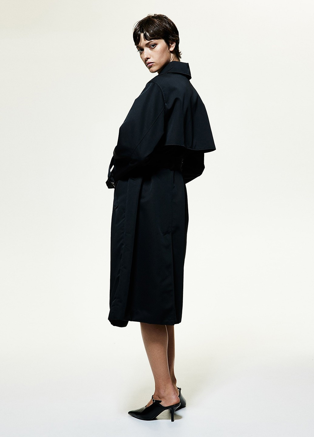 Плащ H&M тренчкот на гудзиках демісезон (365716742)