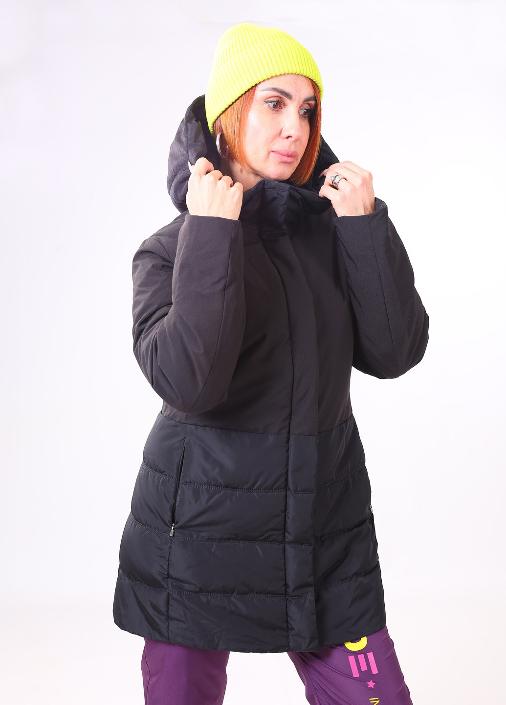 Черная куртка Yuko