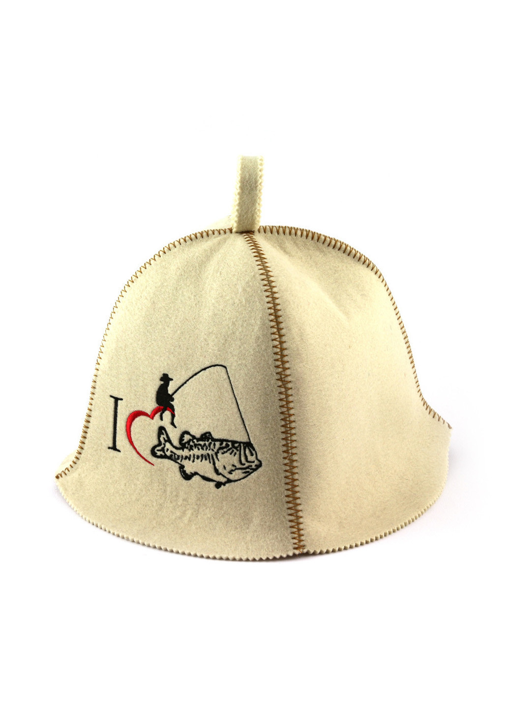 Шапка для сауны "Крутой рыбак" Luxyart (206021594)