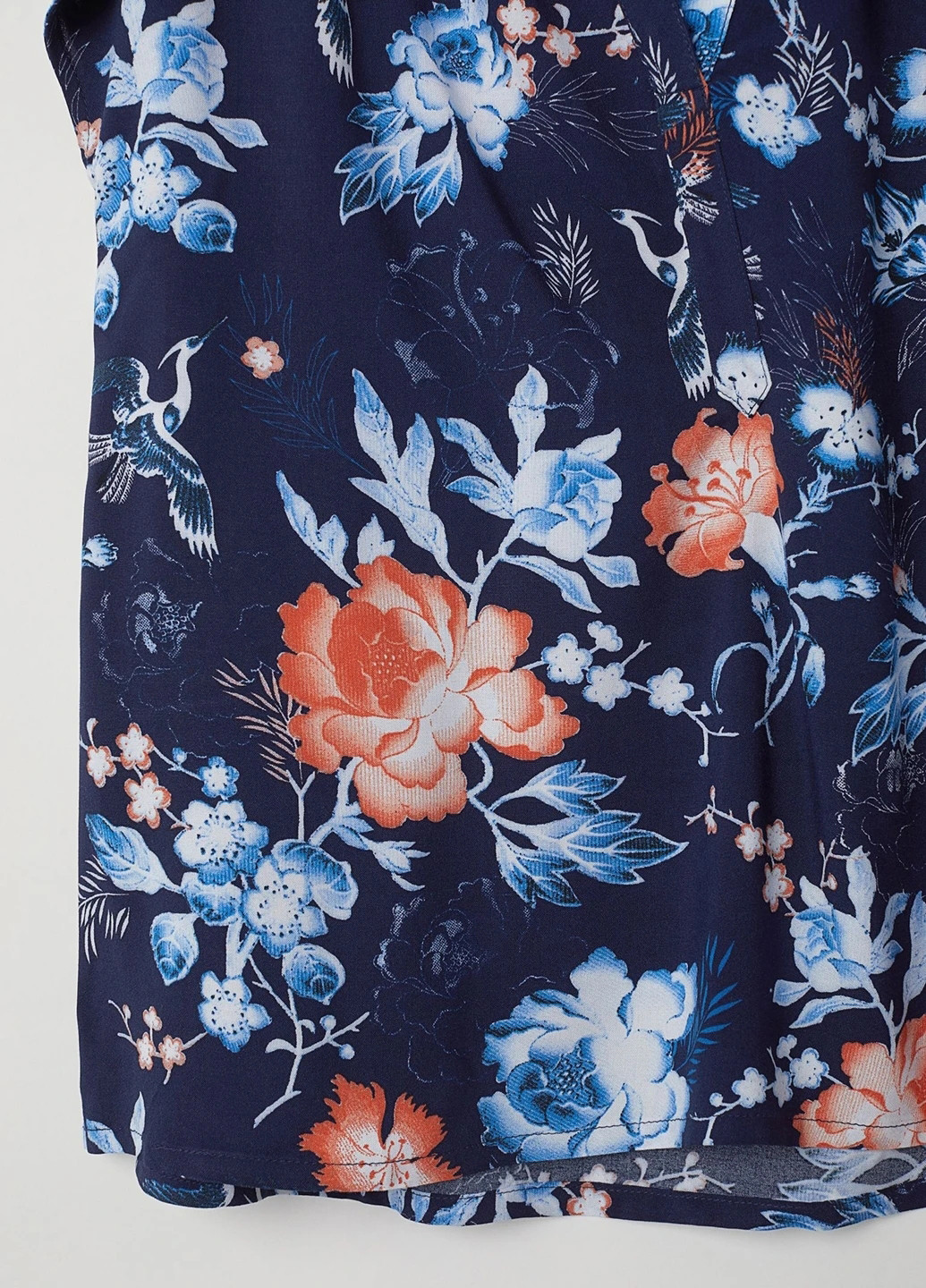 Тёмно-синяя блуза H&M