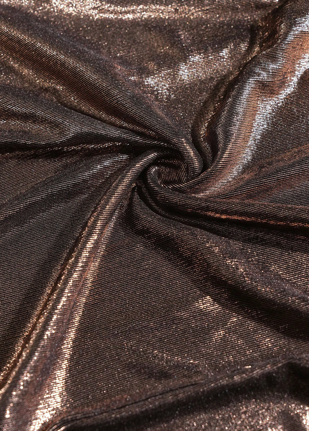 Золотистий вечірня сукня силуетна, з відкритою спиною SHEIN однотонна