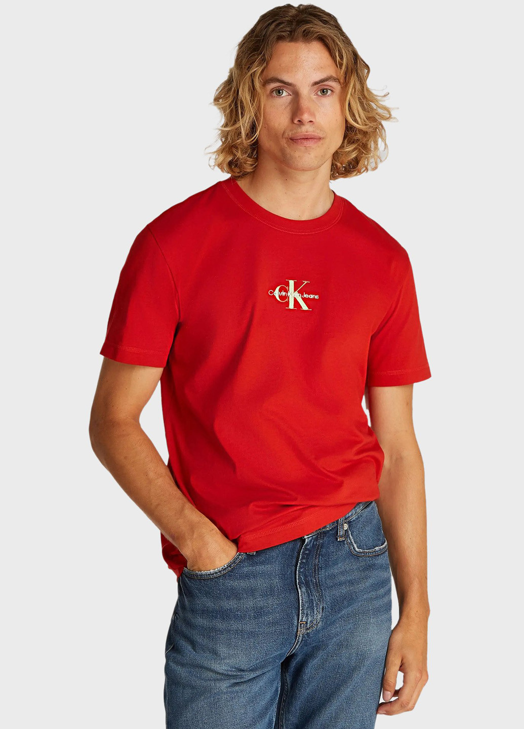 Красная футболка Calvin Klein Jeans