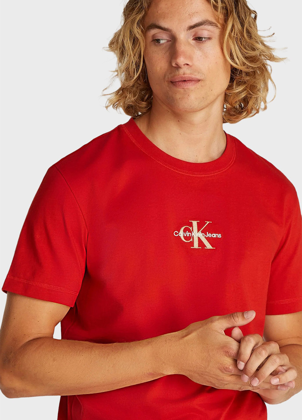 Красная футболка Calvin Klein Jeans