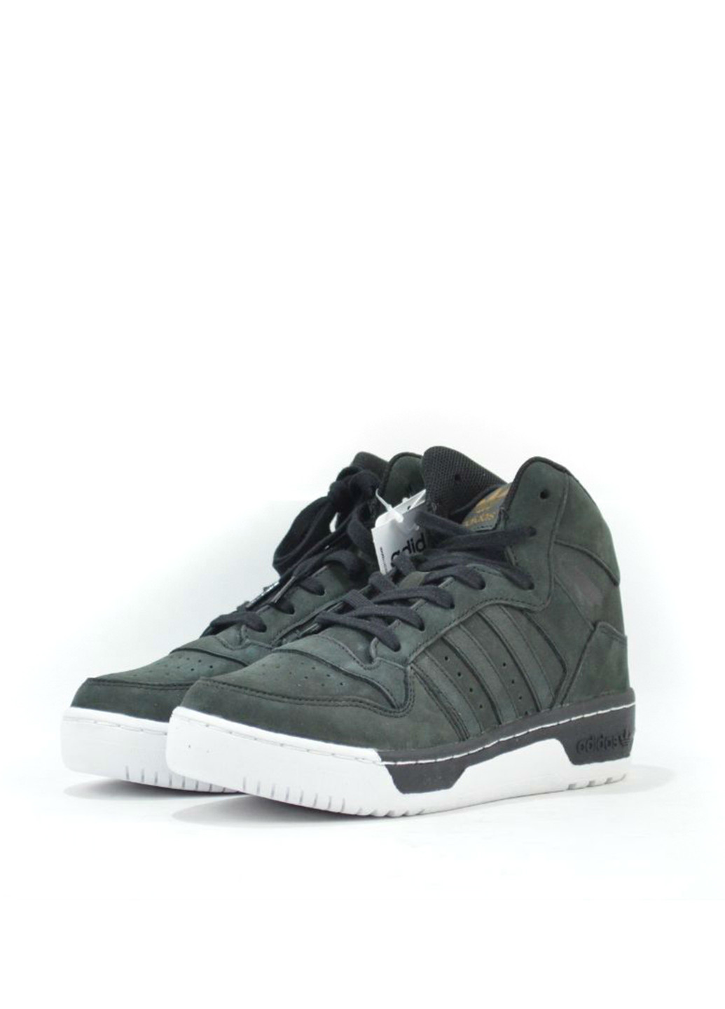 Темно-зеленые осенние ботинки adidas