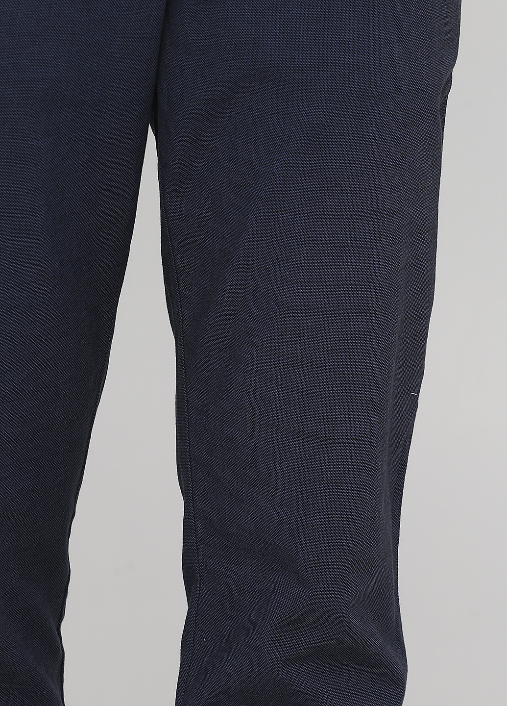 Темно-синие классические демисезонные зауженные брюки C&A