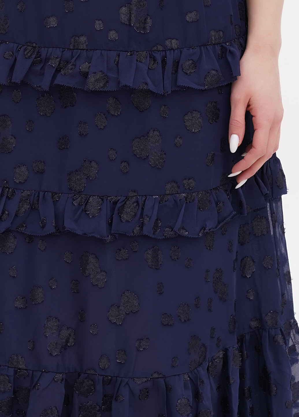 Темно-синя кежуал сукня Michael Kors в горошок
