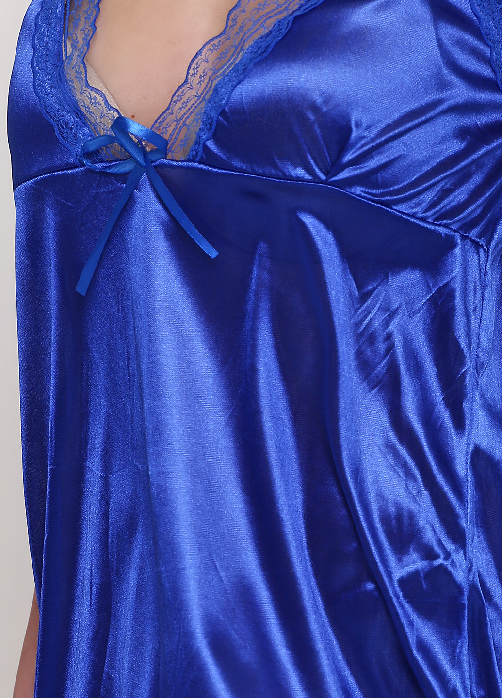 Синій демісезонний комплект (нічна сорочка, труси) IMPLICITE