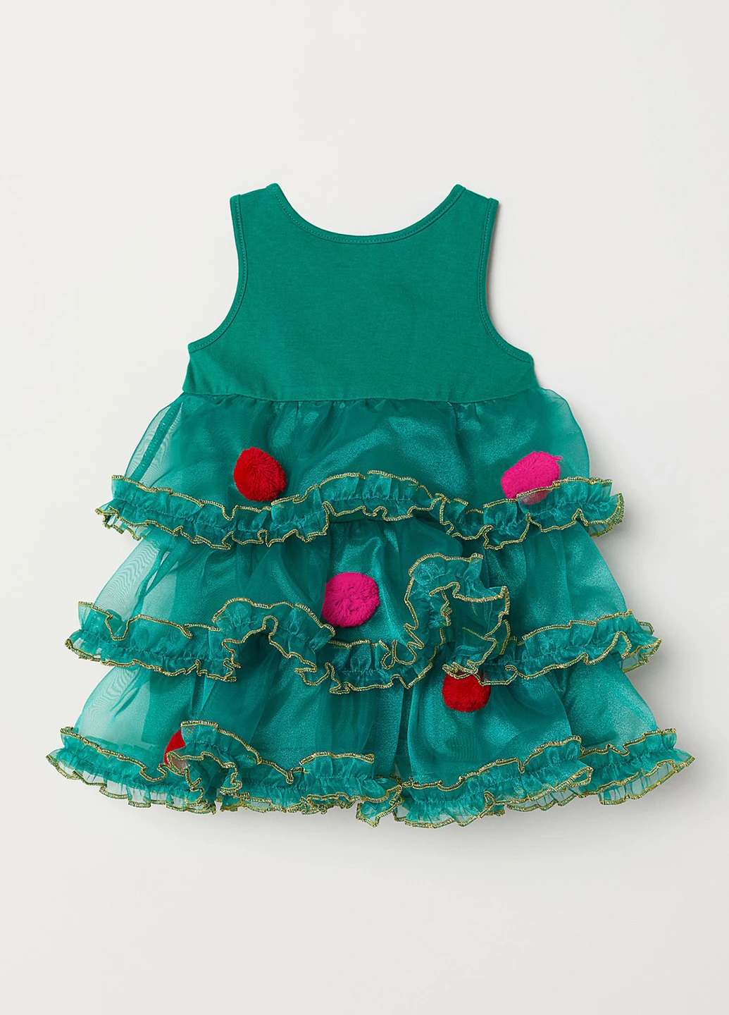 Зелёное платье H&M (199421029)
