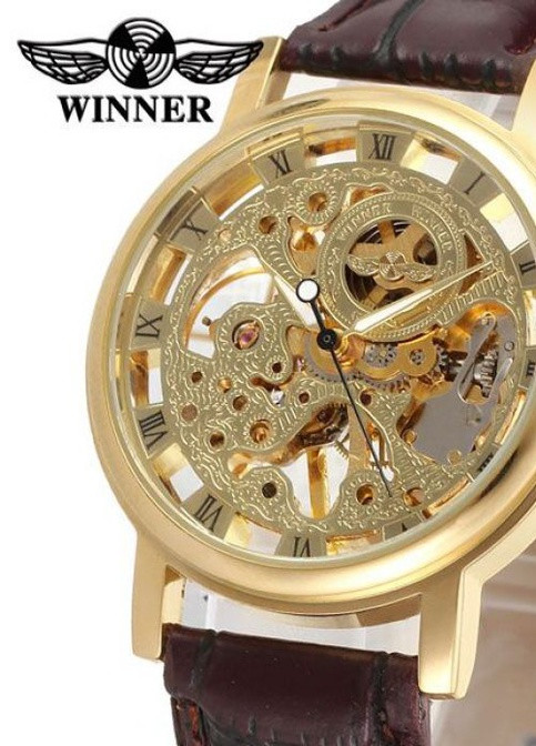 Чоловічі годинник Gold механічний Winner (229041364)