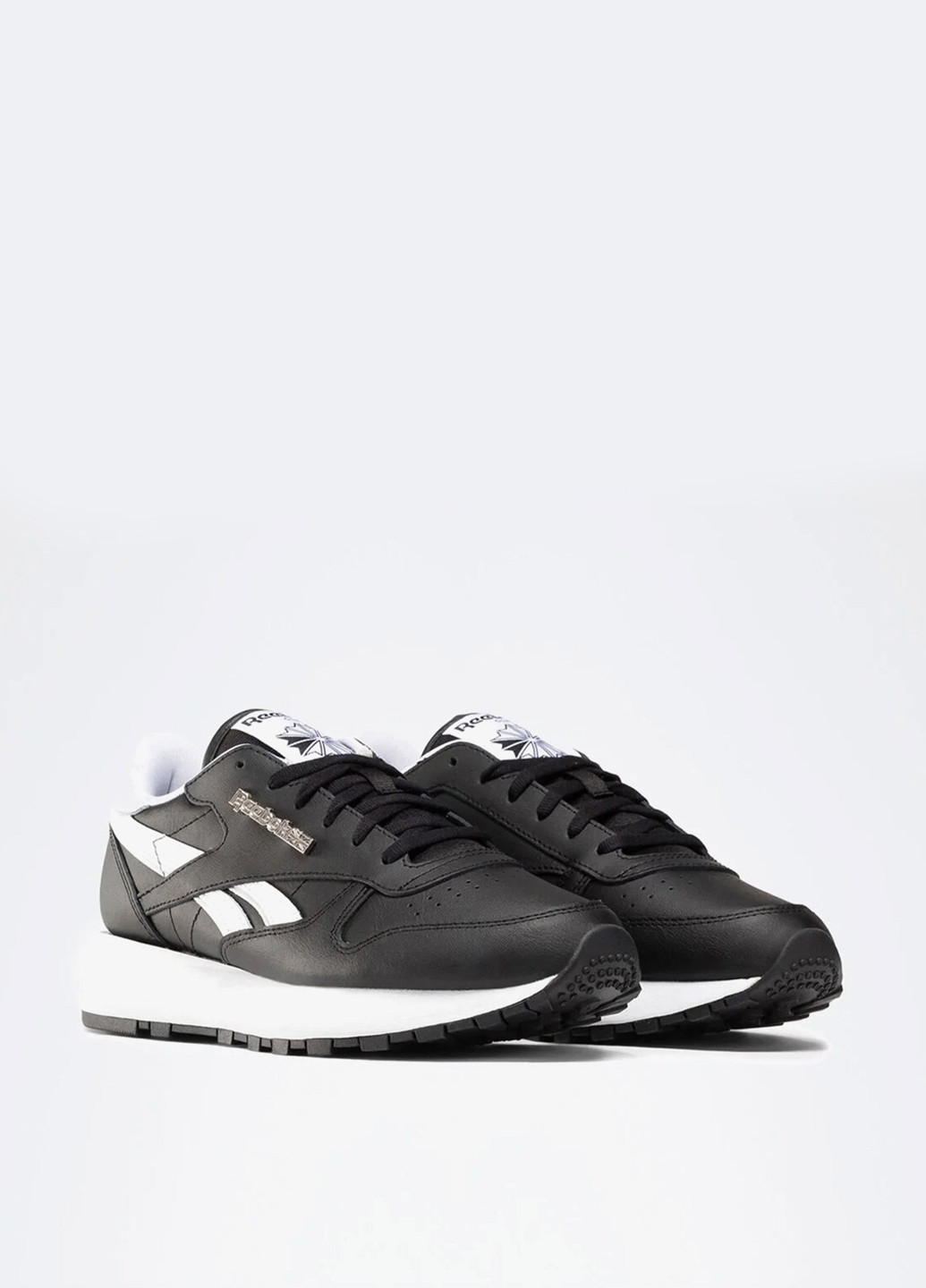 Кросівки Reebok CLASSIC LEATHER чорно-білі демісезони (329059482)