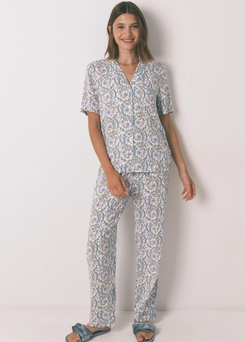 Комбинированная всесезон пижама (рубашка, брюки) рубашка + брюки Women'secret