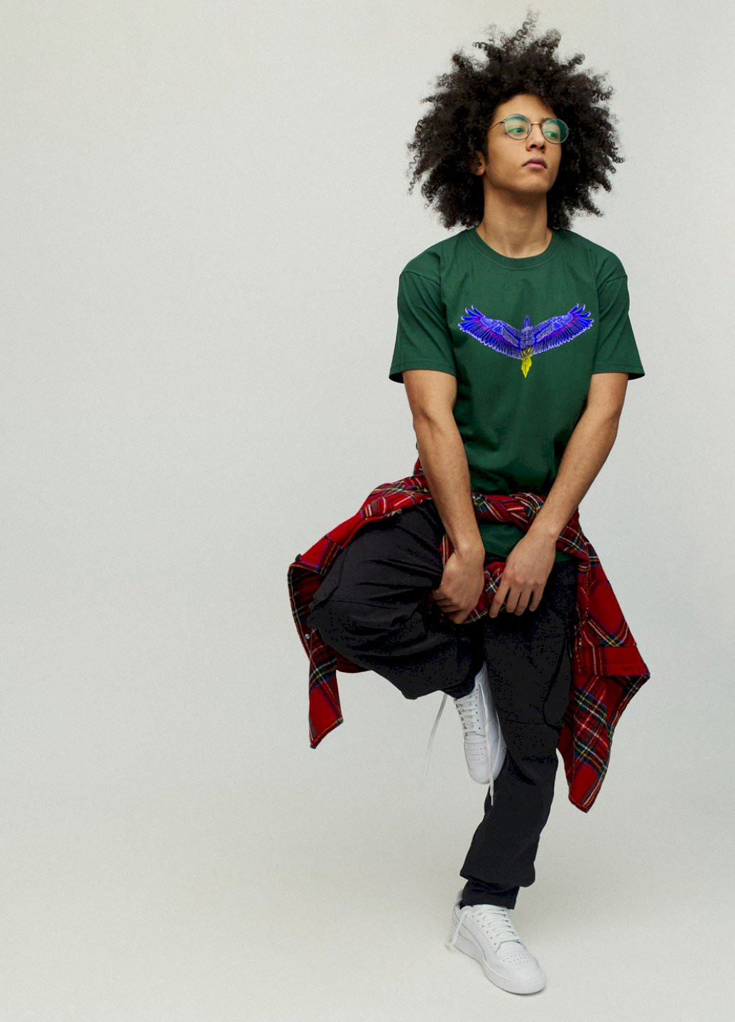 Темно-зелена футболка чоловіча YAPPI