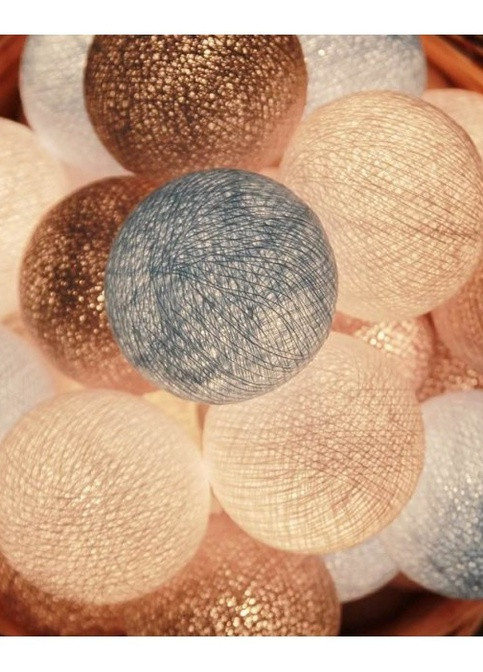 Гірлянда тайські кульки-ліхтарики CBL Winter 20 кульок, 3.7 м Cotton Ball Lights 4826 (252644138)
