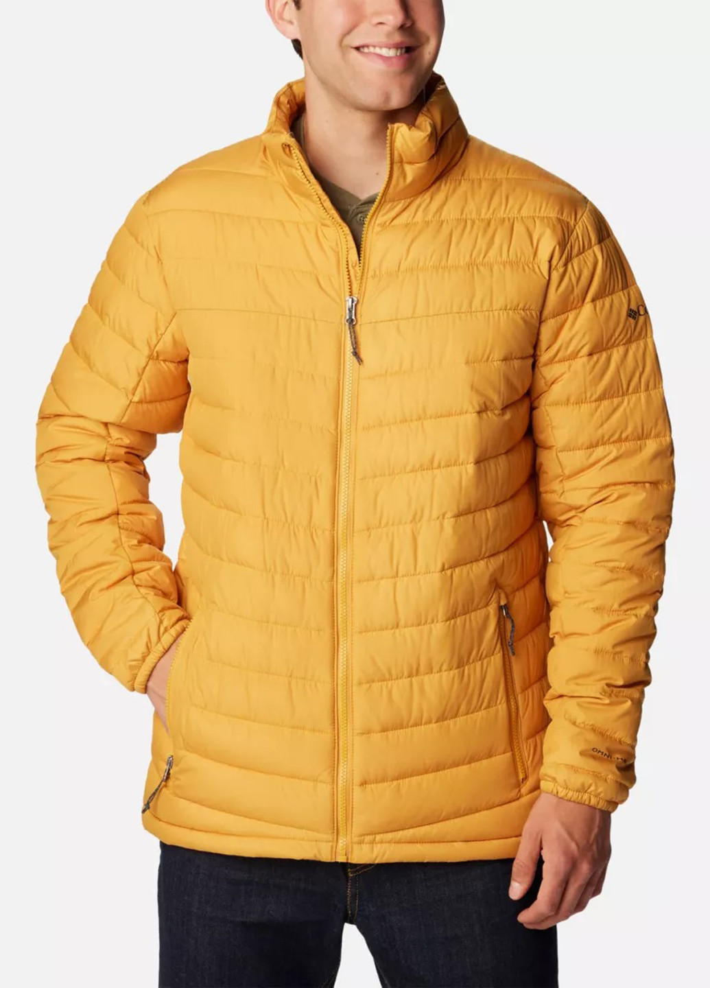 Желтая демисезонная куртка Columbia