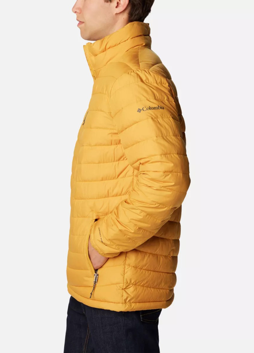 Желтая демисезонная куртка Columbia