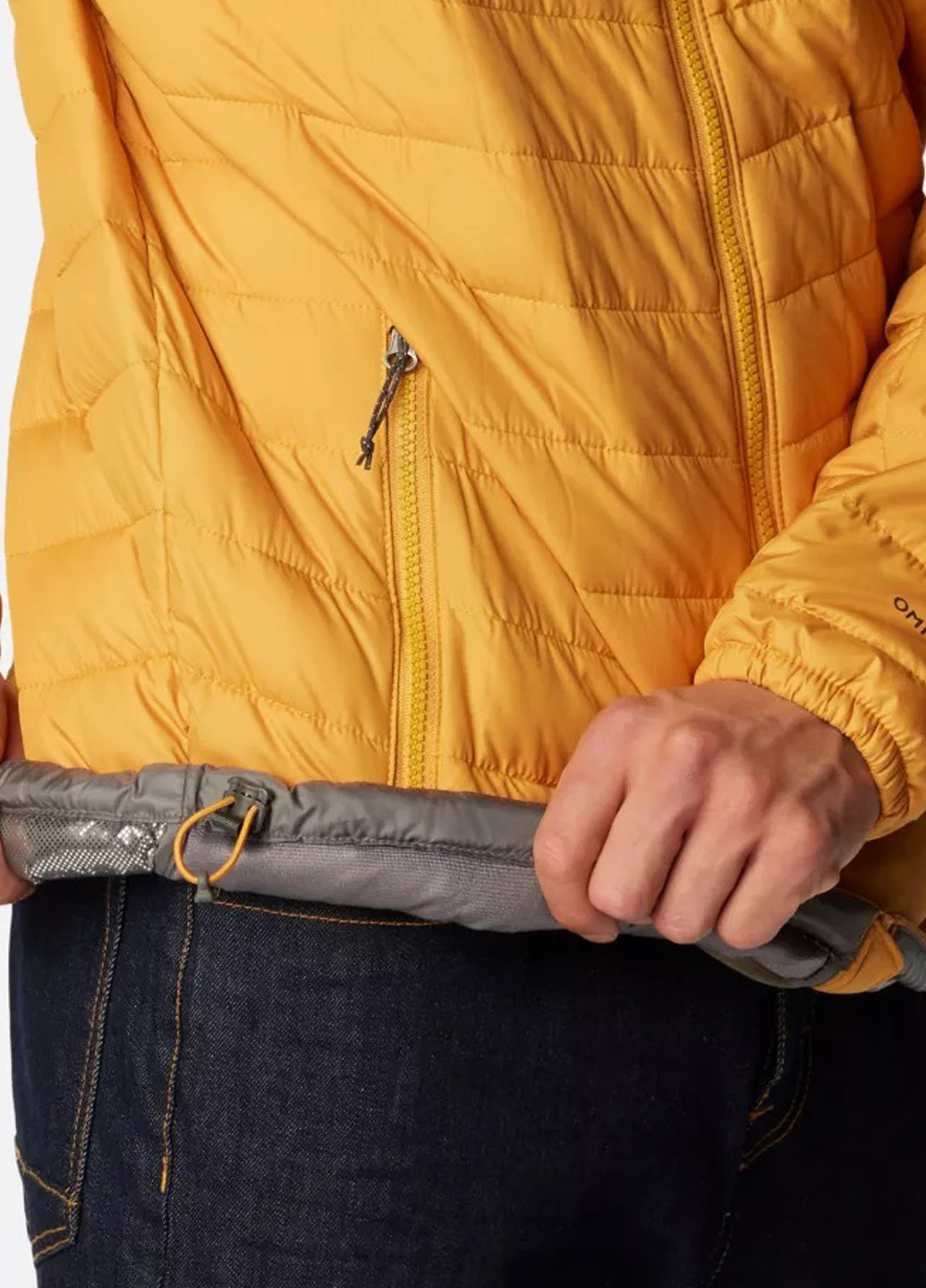 Желтая демисезонная куртка Columbia