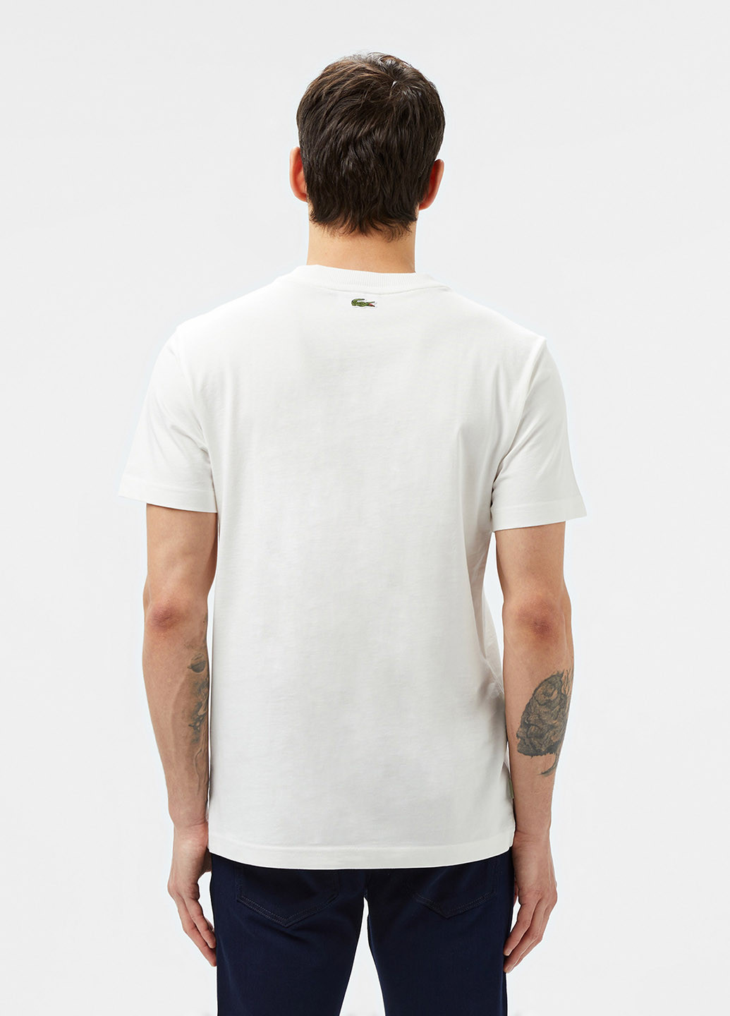 Белая футболка Lacoste