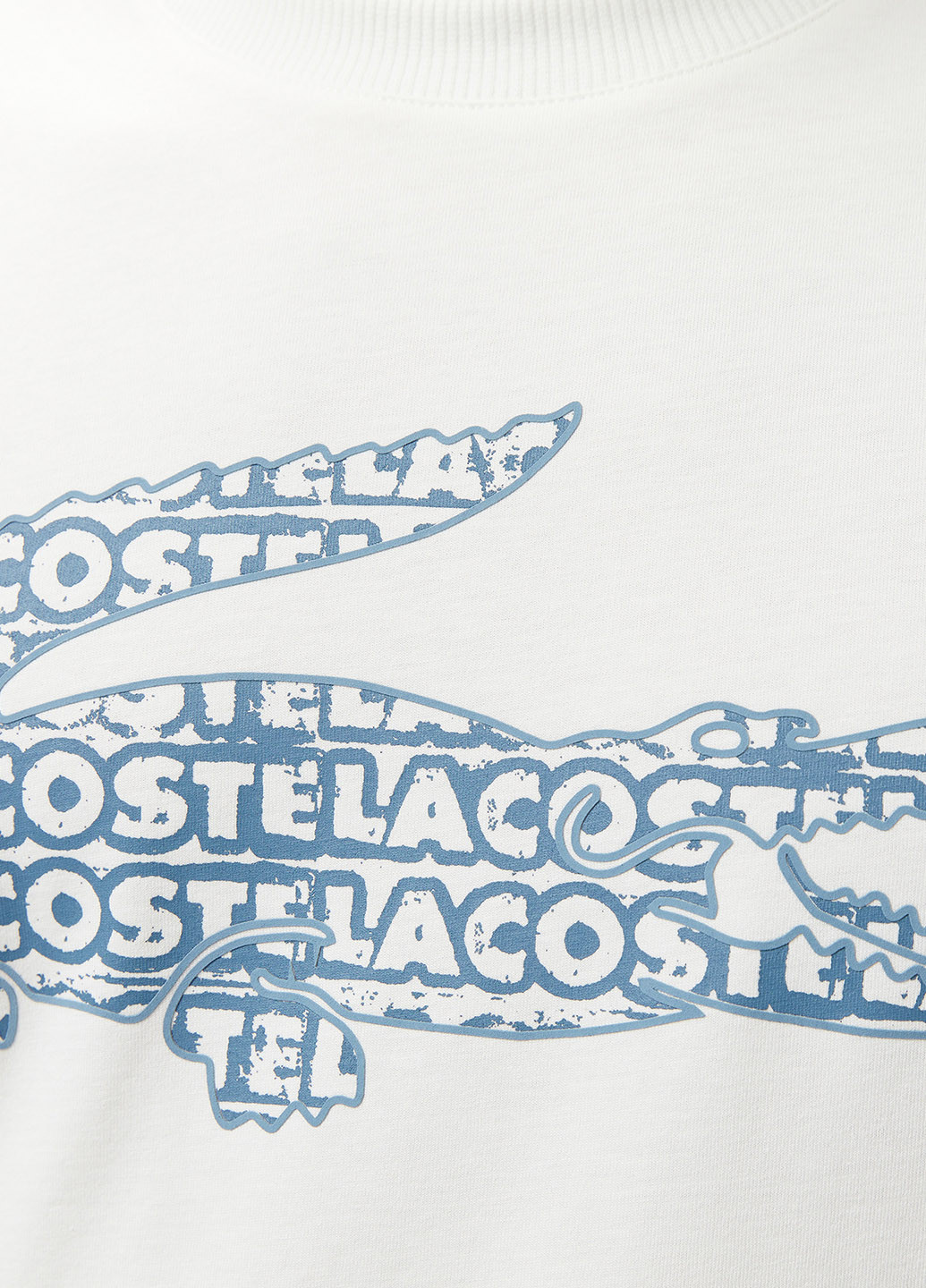 Белая футболка Lacoste