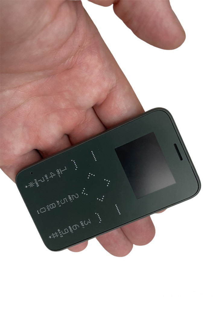 Маленький Мобільний Телефон Картка Soyes 7 Plus (Зелений) Home (253636941)