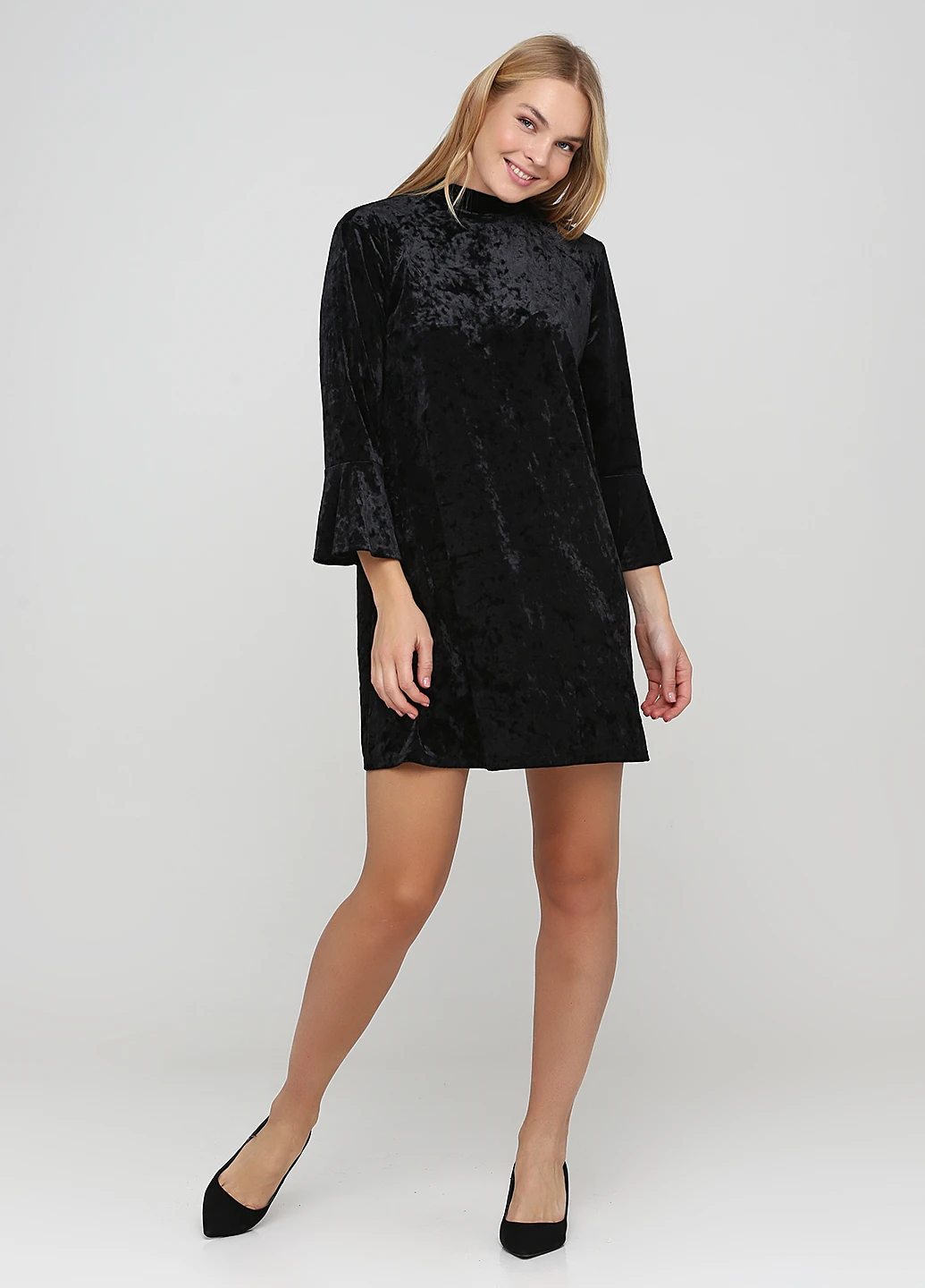 Черное кэжуал платье Monki однотонное