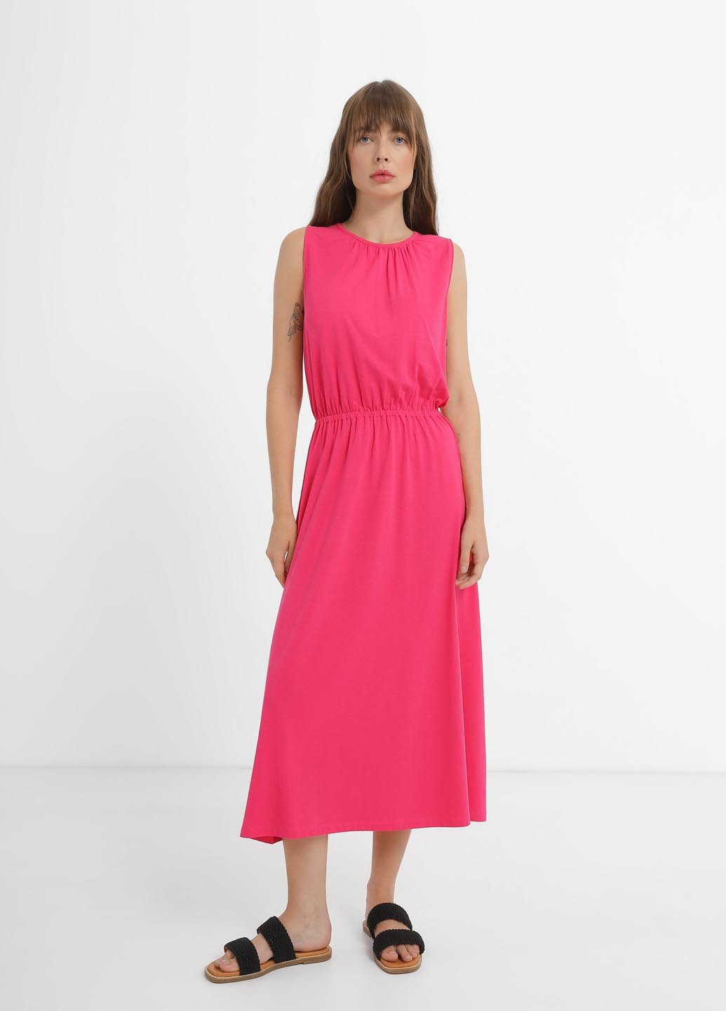 Рожева кежуал сукня сукня-майка Marc O'Polo однотонна