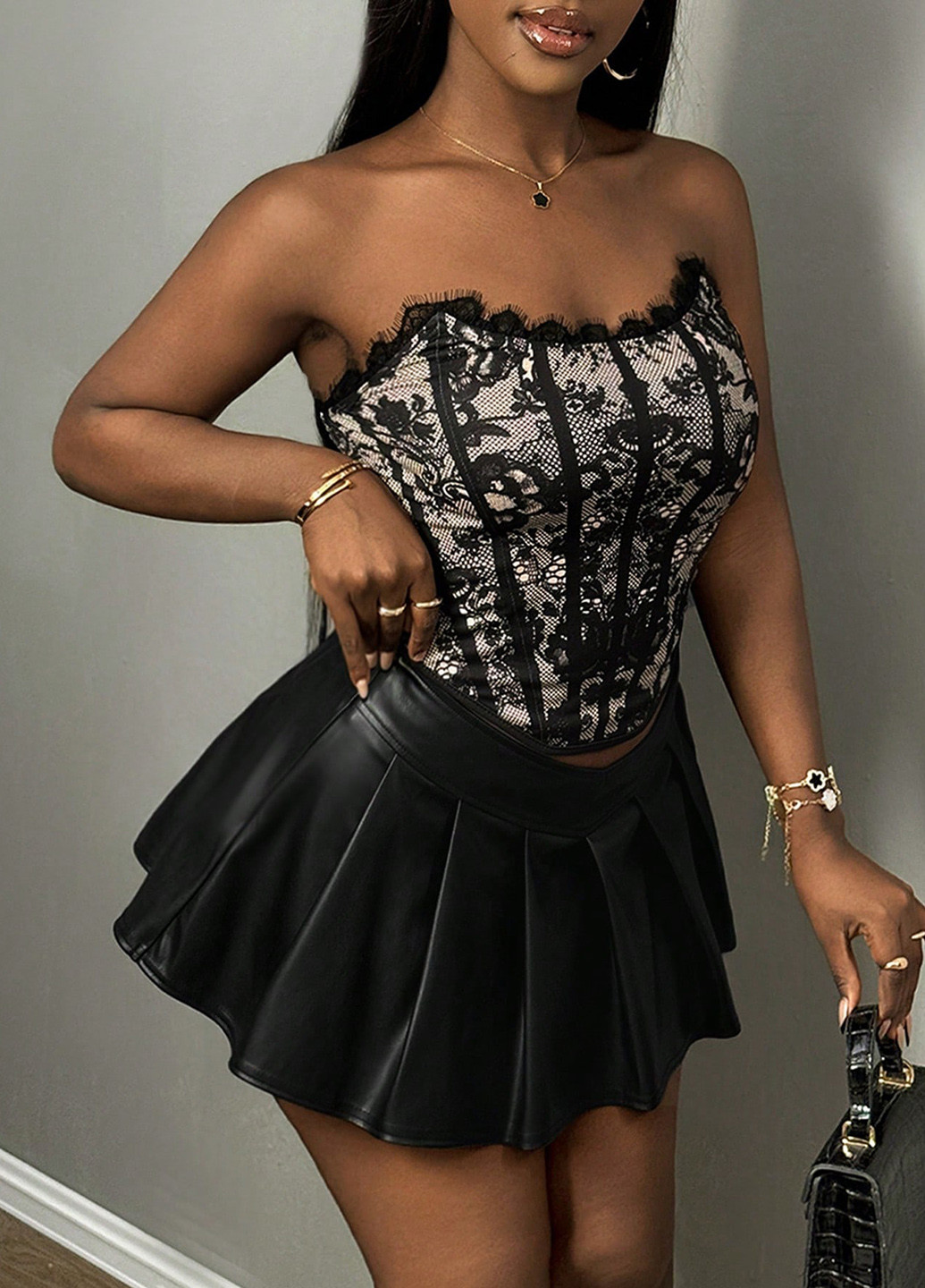 Костюм (топ, юбка) SHEIN (366512668)