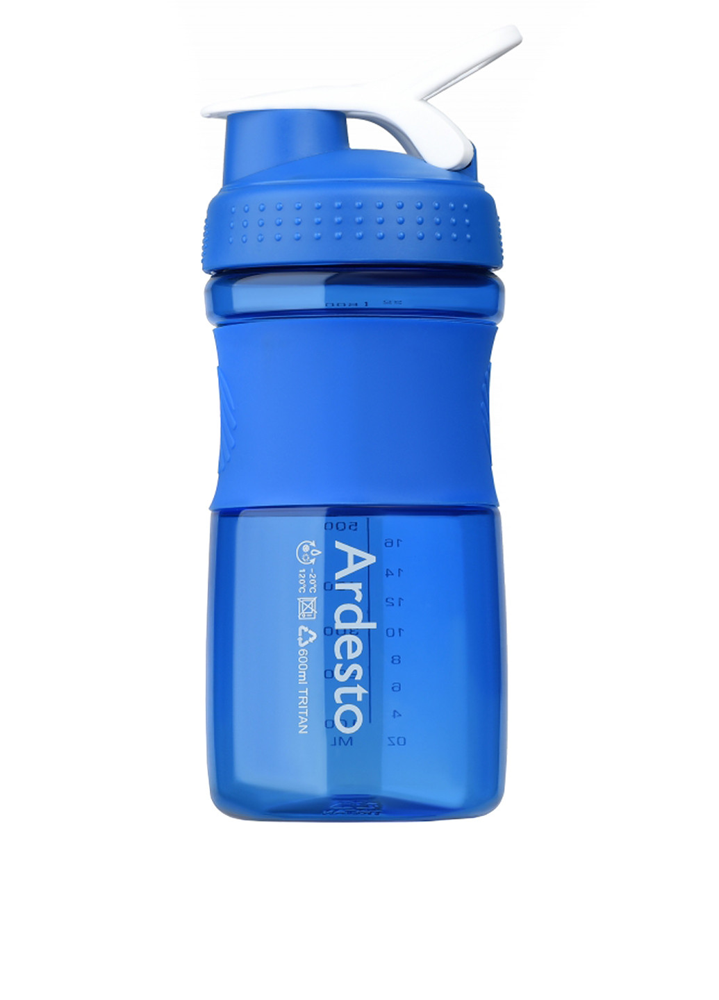 Бутылка для воды Ardesto Smart bottle 600 мл, синяя, тритан (AR2202TB) синяя