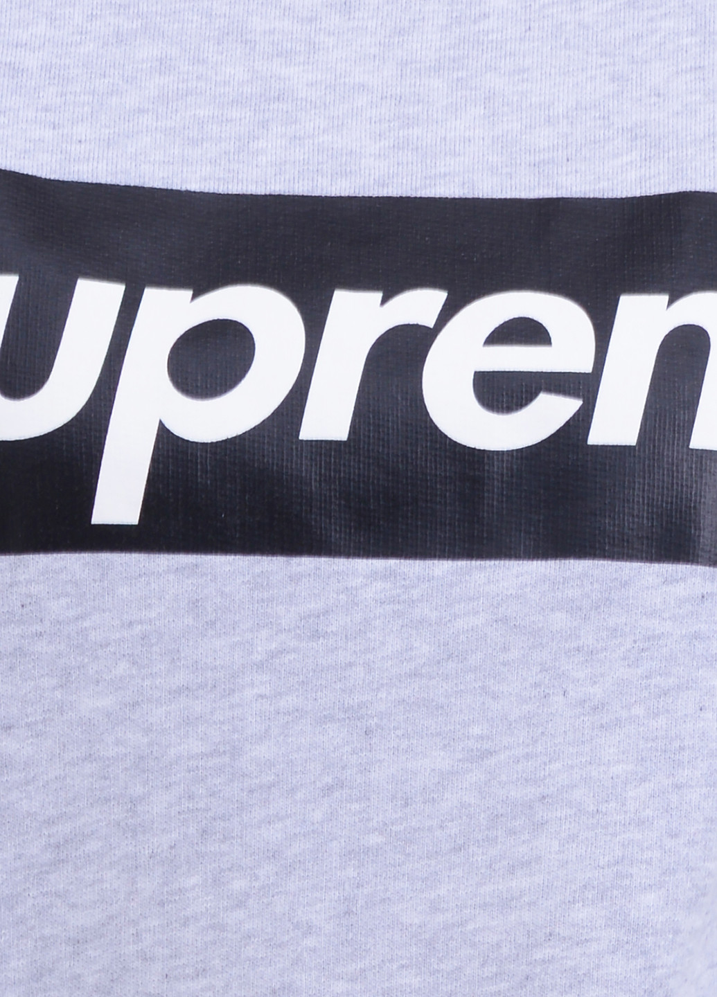 Світло-сірий світшот Supreme Spain логотип без декору (189850244)