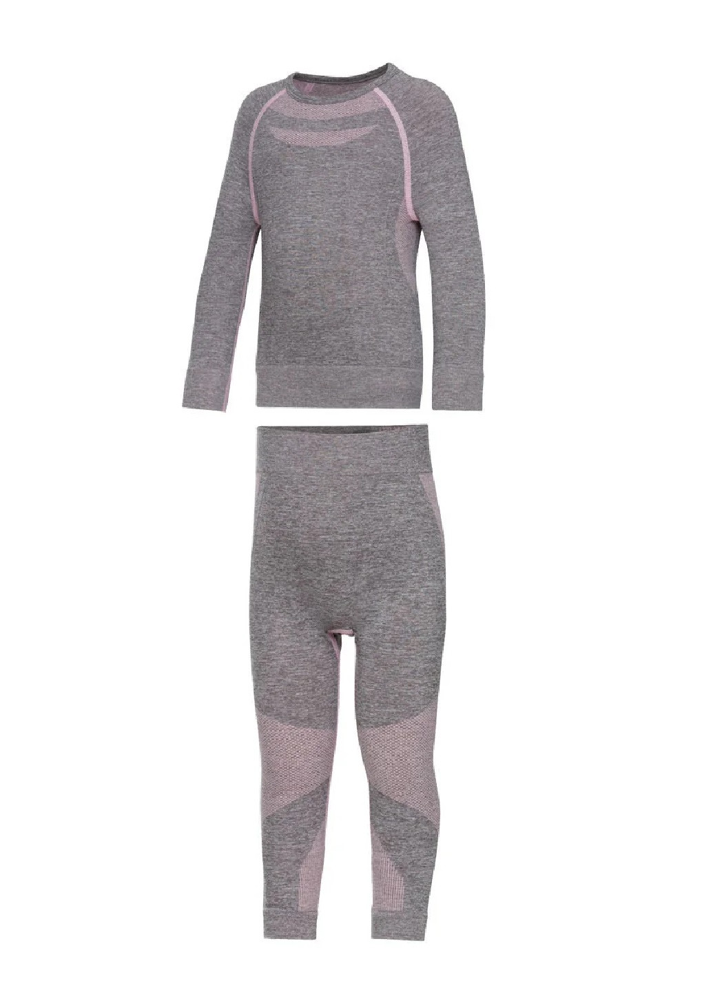 Термокостюм Lupilu свитер + брюки однотонный серый повседневный