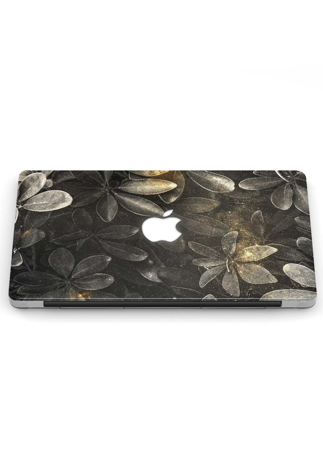 Чехол пластиковый для Apple MacBook Air 13 A1466 / A1369 Листья с золотыми блестками (6351-2366) MobiPrint (218858241)