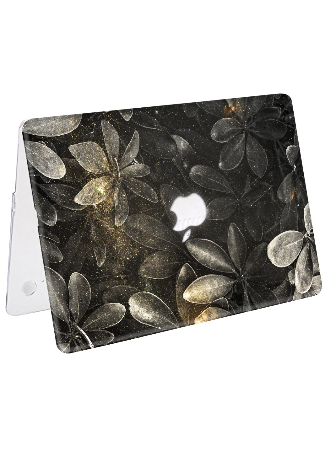 Чехол пластиковый для Apple MacBook Air 13 A1466 / A1369 Листья с золотыми блестками (6351-2366) MobiPrint (218858241)