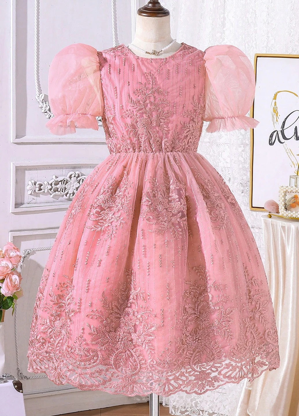 Рожева сукня SHEIN (324037913)