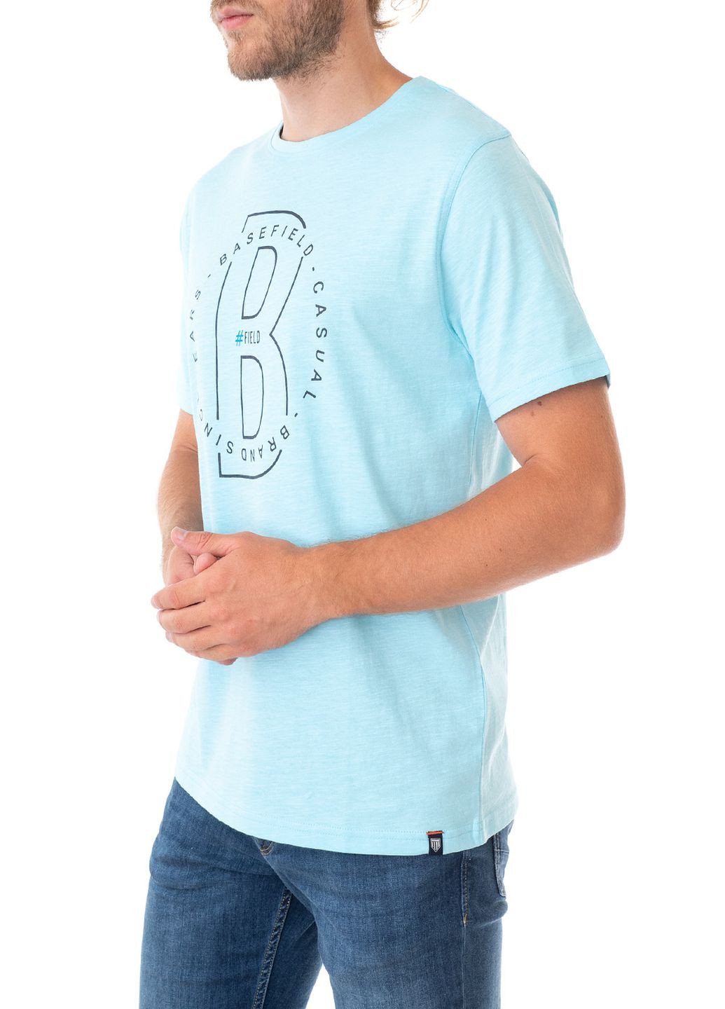 Блакитна футболка Basefield