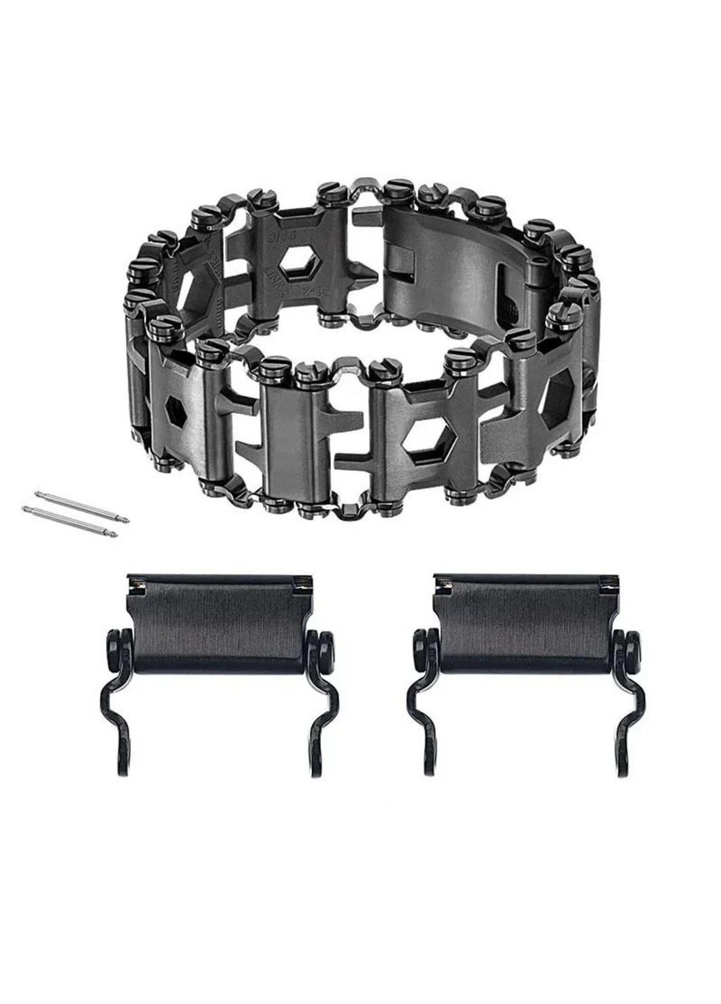 Браслет-мультитул Leatherman Tread Black + кріплення на годинник No Brand (254522487)